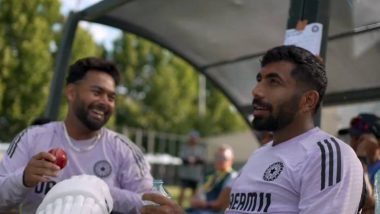 'Jasprit Bumrah to Pel Diya' Rishabh Pant Exchanges Roles With Star Indian Fast Bowler, Duo Engages in Fun Banter During Training Ahead of IND vs AUS 1st Test of Border-Gavaskar Trophy 2024-25 (Watch Video)