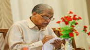 Omchery N N Pillai Dies: Renowned Malayalam Writer and Kendra Sahitya Akademi Awardee Passes Away at Age of 100 in Delhi, CM Pinarayi Vijayan Expresses Condolences