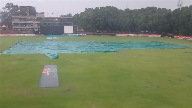 Bulawayo Weather Live: PAK 60/6 As Rain Stops Play in Pakistan vs Zimbabwe 1st ODI 2024, Check Rain Forecast