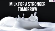 National Milk Day 2024 in India Quotes and Messages: Slogans on Milk, Images and HD Wallpapers To Celebrate the Goodness of Milk