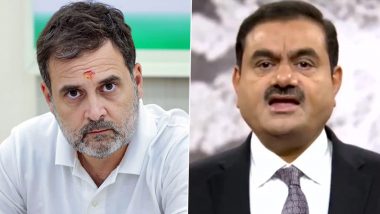 Rahul Gandhi Accuses BJP Led-Government of Protecting Gautam Adani, Asks 'Hundreds of People Arrested on Tiny Charges, Why is Adani Not in Jail'