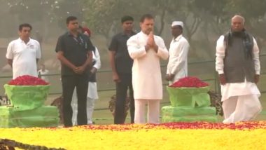 Congress Leader Rahul Gandhi Pays Tribute to Indira Gandhi on Her Birth Anniversary