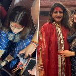 Raveena Tandon Visits Baidyanath Jyotirlinga Temple in Jharkhand With Daughter Rasha Thadani (View Pics)