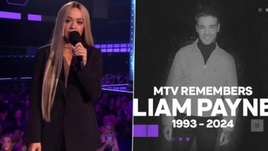 MTV EMAs 2024: Rita Ora Honours Late One Direction Member Liam Payne With Heartfelt Tribute (Watch Video)