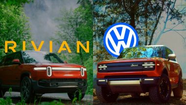 VW Rivian Joint Venture: Volkswagen and EV Startup Rivian Announce USD 5.8 Billion JV To Focus on Future EV Projects