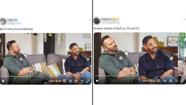 Rohit Shetty Repeating Everything Ajay Devgn Says on Ranveer Allahbadia’s Podcast Sparks Funny Memes Online, Hilarious Instagram Reels and Jokes Take Over the Internet