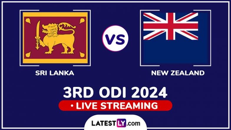 Sri Lanka vs New Zealand Free Live Streaming Online, 3rd ODI 2024: How To Watch SL vs NZ Cricket Match Live Telecast on TV? | 🏏 LatestLY