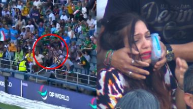 Sanju Samson's Six Hits Fan in the Stands at The Wanderers Stadium During IND vs SA 4th T20I 2024 in Johannesburg (Watch Video)