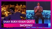 Shah Rukh Khan Celebrates 59th Birthday With Fans, Surprises Them by Announcing He Has Quit Smoking, Sings &lsquo;Haule Haule&rsquo; & More