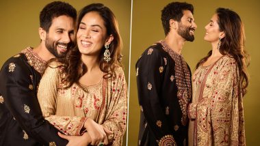 Shahid Kapoor Hugs Wife Mira Rajput in New Candid Photos From Diwali 2024 Celebrations (See Pics)