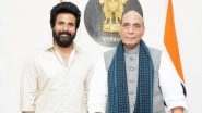 &lsquo;Amaran&rsquo; Success: Sivakarthikeyan, Director Rajkumar Periasamy and Team Meet Defence Minister Rajnath Singh (See Pics)