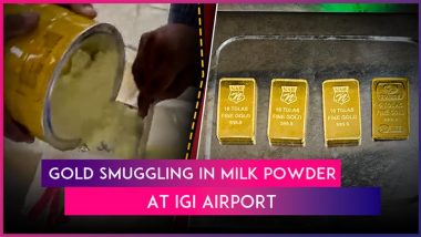 Delhi: Passenger Held After Gold Found in Milk Powder Box at IGI Airport; Investigation Underway in Smuggling Case