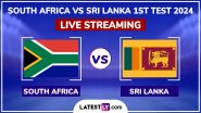 South Africa vs Sri Lanka 1st Test 2024 Live Streaming Online in India: How To Watch SA vs SL Cricket Match Free Live Telecast on TV?