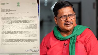 Sudama Prasad Praised by Netizens for Returning Expensive Gifts Including Gold Coin and Silver Block Received From Railways, Ara MP Says 'Uch Gifts Given to Standing Committee Members Is Unethical'