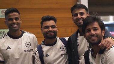 Suryakumar Yadav, Hardik Pandya and Other Indian Cricket Team Members Arrive in Durban Ahead of IND vs SA T20I Series 2024 (Watch Video)