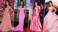 From Deepika Padukone to Priyanka Chopra, Bollywood Actresses in Stunning Pink Gowns (View Pics)