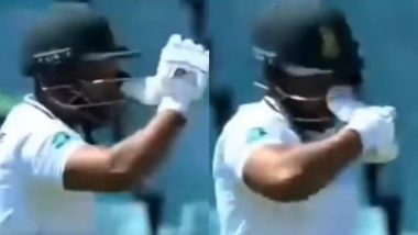 Temba Bavuma's Thumb Gets Trapped in Helmet Grill During SA vs SL 1st Test 2024, Video Goes Viral