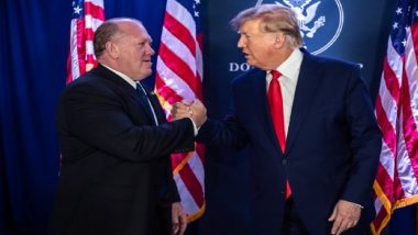 US President-Elect Donald Trump Announces ICE Director Tom Homan Will Be His 'Border Czar'