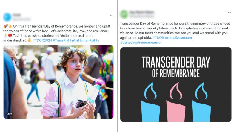 Transgender Day of Remembrance 2024 Messages and Posts: Netizens Share Images, HD Wallpapers, Quotes and Greetings to Observe the Day