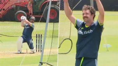 Travis Head Smashes the Ball in Nets As He Prepares For Upcoming IND vs AUS Border-Gavaskar Trophy 2024, Video Goes Viral