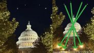 UFO Sighted Over US Capitol Hill? ‘Mystery’ Lights in Sky Over Washington DC Triggers ‘Alien’ Rumours, Know the Truth Behind Viral Picture and Video