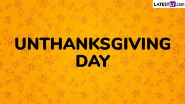 Why is Unthanksgiving Day Celebrated on The Same Day as That of Thanksgiving Day in the US?