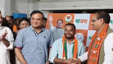 Hemant Soren’s Proposer Mandal Murmu Joins BJP Ahead of Jharkhand Assembly Elections 2024 (Watch Video)