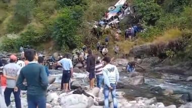 Almora Bus Accident: Death Toll Rises to 36 After Bus Plunges Into Gorge in Uttarakhand’s Marchula; CM Pushkar Singh Dhami Announces INR 4 Lakh Ex-Gratia (Watch Videos)