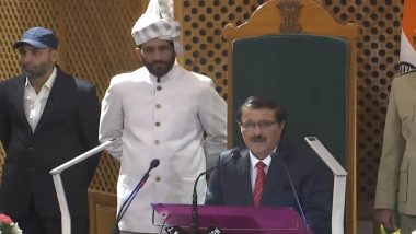 Abdul Rahim Rather Elected Jammu and Kashmir Assembly Speaker (Watch Video)