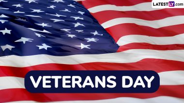 Veterans Day 2024 Date: Know Significance of Day That Honours Military Veterans of the United States Armed Forces