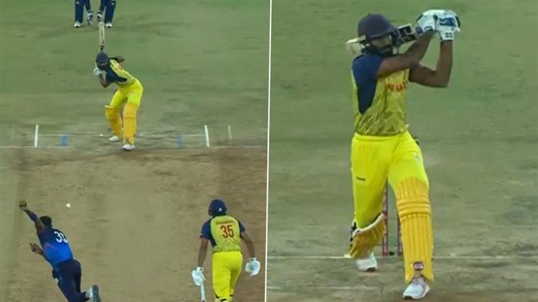 Vijay Shankar Smashes Hardik Pandya For Three Sixes in One Over During Tamil Nadu vs Baroda Syed Mushtaq Ali Trophy 2024 Match (Watch Video)