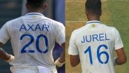 Washington Sundar Spotted Wearing Axar Patel, Dhruv Jurel&rsquo;s Jerseys on Day 1 of IND vs NZ 3rd Test 2024; Pics and Video Goes Viral