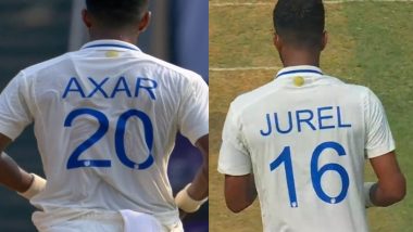 Washington Sundar Spotted Wearing Axar Patel, Dhruv Jurel’s Jerseys on Day 1 of IND vs NZ 3rd Test 2024; Pics and Video Goes Viral