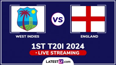 West Indies vs England Free Live Streaming Online, 1st T20I: How To Watch WI vs ENG Cricket Match Live Telecast on TV?