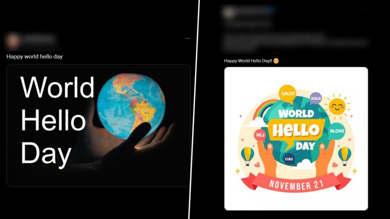 World Hello Day 2024 HD Images and Messages: Netizens Share Quotes, Videos, Posts, Wallpapers, Wishes and Greetings to Celebrate and Raise Awareness About the Importance of the Day