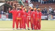 Zimbabwe Beat Pakistan By 80 Runs Via DLS Method in 1st ODI 2024: Rain Washes Out Play in Bulawayo As Hosts Take 1-0 Lead in Three-Match Series