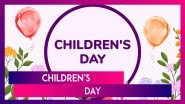 Children&rsquo;s Day 2024 Greetings and Bal Diwas Messages To Celebrate Jawaharlal Nehru&rsquo;s Birthday