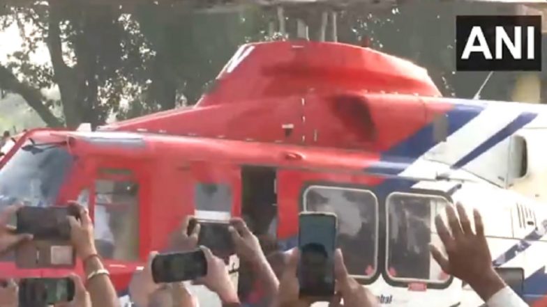 Rahul Gandhi’s Chopper Stopped From Take Off in Jharkhand’s Godda Due to Not Having Clearance From Air Traffic Control (Watch Video)