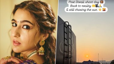 Sara Ali Khan Shares Sunlit Moments From Her Shoot, Says ‘Back to Reality’ After Diwali Celebrations