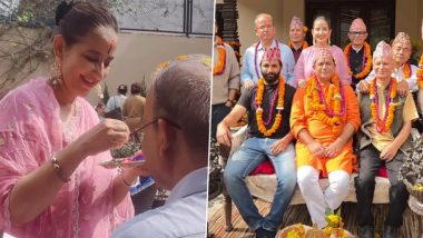 Bhai Dooj 2024: Manisha Koirala Shares Heartwarming Moments From Her Bhai Tika Celebration; Says, ‘May Our Sibling Relationship Deepen and Become Even More Cherished Over Time’ (Watch Video)