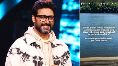 ‘I Want To Talk’: Abhishek Bachchan Promotes Upcoming Film While Addressing AI and Natural Stupidity