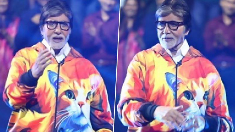 ‘Kaun Banega Crorepati 16’: Amitabh Bachchan Designs Stylish Hoodie for ‘KBC Junior’ Episode, Impresses Fans With Style (View Pic)