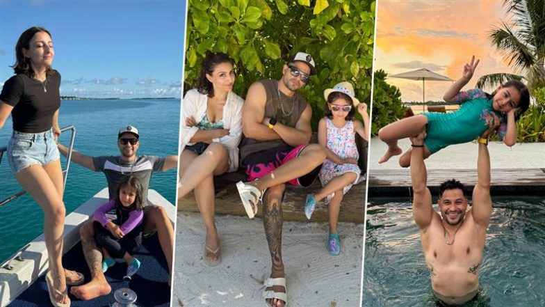 Soha Ali Khan Enjoys Sun-Kissed Maldives Holiday with Kunal Kemmu and Inaaya – See Adorable Pics