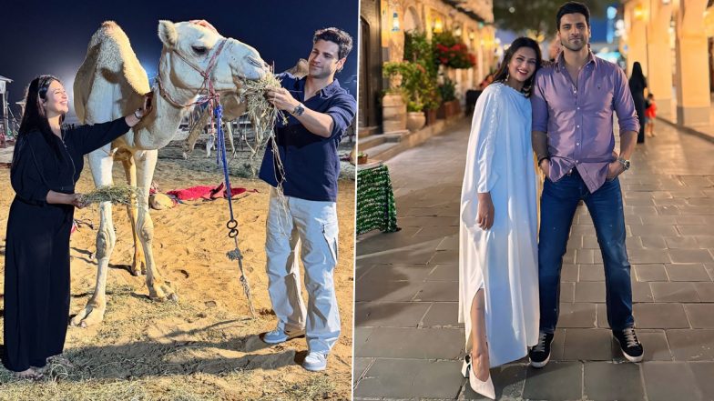 Divyanka Tripathi and Vivek Dahiya Share Sneak Peek From Their Romantic Holiday in Doha, Say ‘Feeling Grateful for an Unforgettable Experience’ (View Pics & Watch Videos)