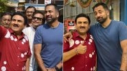 &lsquo;Taarak Mehta Ka Ooltah Chashmah&rsquo;: Hollywood Star Kal Penn Meets the Cast and Crew of the Iconic Show (View Pics)