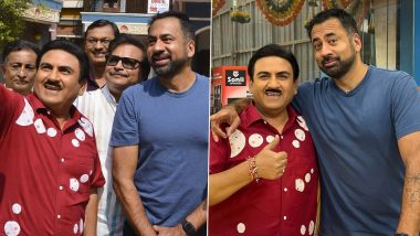 ‘Taarak Mehta Ka Ooltah Chashmah’: Hollywood Star Kal Penn Meets the Cast and Crew of the Iconic Show (View Pics)