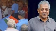 Delhi Ganesh&rsquo;s Last Rites Held With Air Force Honours in Chennai (Watch Video)