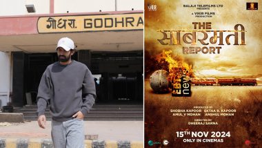 ‘The Sabarmati Report’: Vikrant Massey Visits Godhra Station Ahead of Film Release (View Pic)