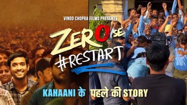 ‘Zero Se Restart’ Teaser: Vidhu Vinod Chopra’s Film Explores the Power of Personal Growth and Redemption (Watch Video)