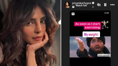 Priyanka Chopra Jokes About Her Weight-Loss Journey by Sharing Meme Featuring Amitabh Bachchan and Sridevi